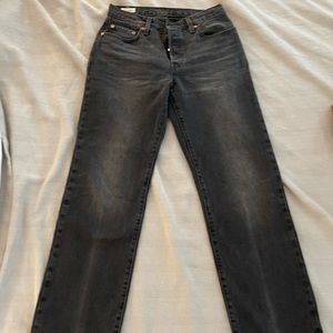 Levi’s Premium 501 90s in black. 26”x 32” inseam. Gently used.